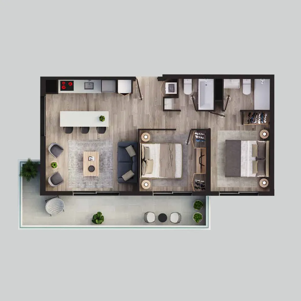 Planta Deluxe B